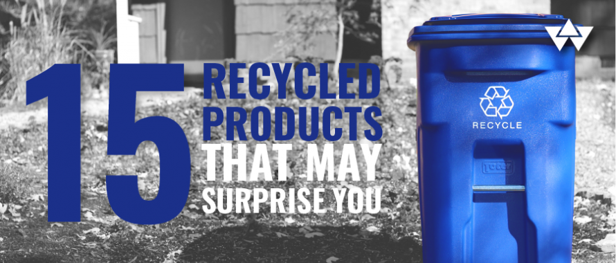 15 products made of recycled material that may surprise you