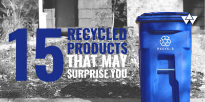 15 products made of recycled material that may surprise you