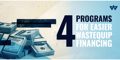 4 financing options that Wastequip offers for multiple brands